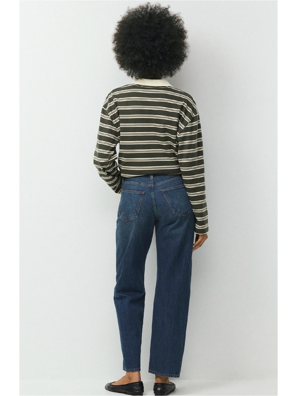 Denim Forum The '90s Marlo Hi-Rise Baggy Jean, size 29 - Picture 4 of 16